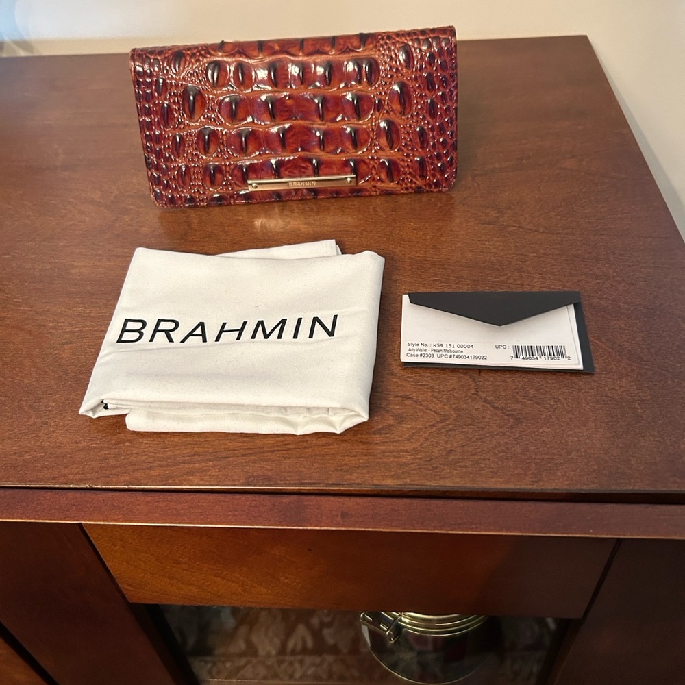 Brahmin Pecan Melbourne Ady Wallet